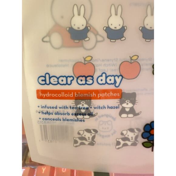 The Creme Shop x Miffy Clear As Day Hydrocolloid Acne Blemish Pimple Patches 21 - Picture 4 of 14